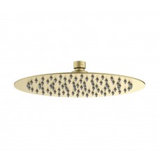 Кругла душова лійка Ø 25см GENEBRE KLOE Brushed Gold матове золото R6511051
